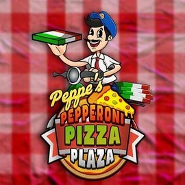 Peppe’s Pepperoni Pizza Plaza game by Pragmatic Play – logo hosted on Leprezone Casino